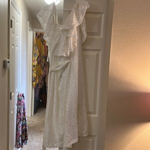 Super cute white lace dress. Tags still on it.